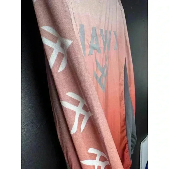 Hawx Work Gear Long Sleeve Pullover Shirt Medium Reflective Logo - Picture 4 of 6